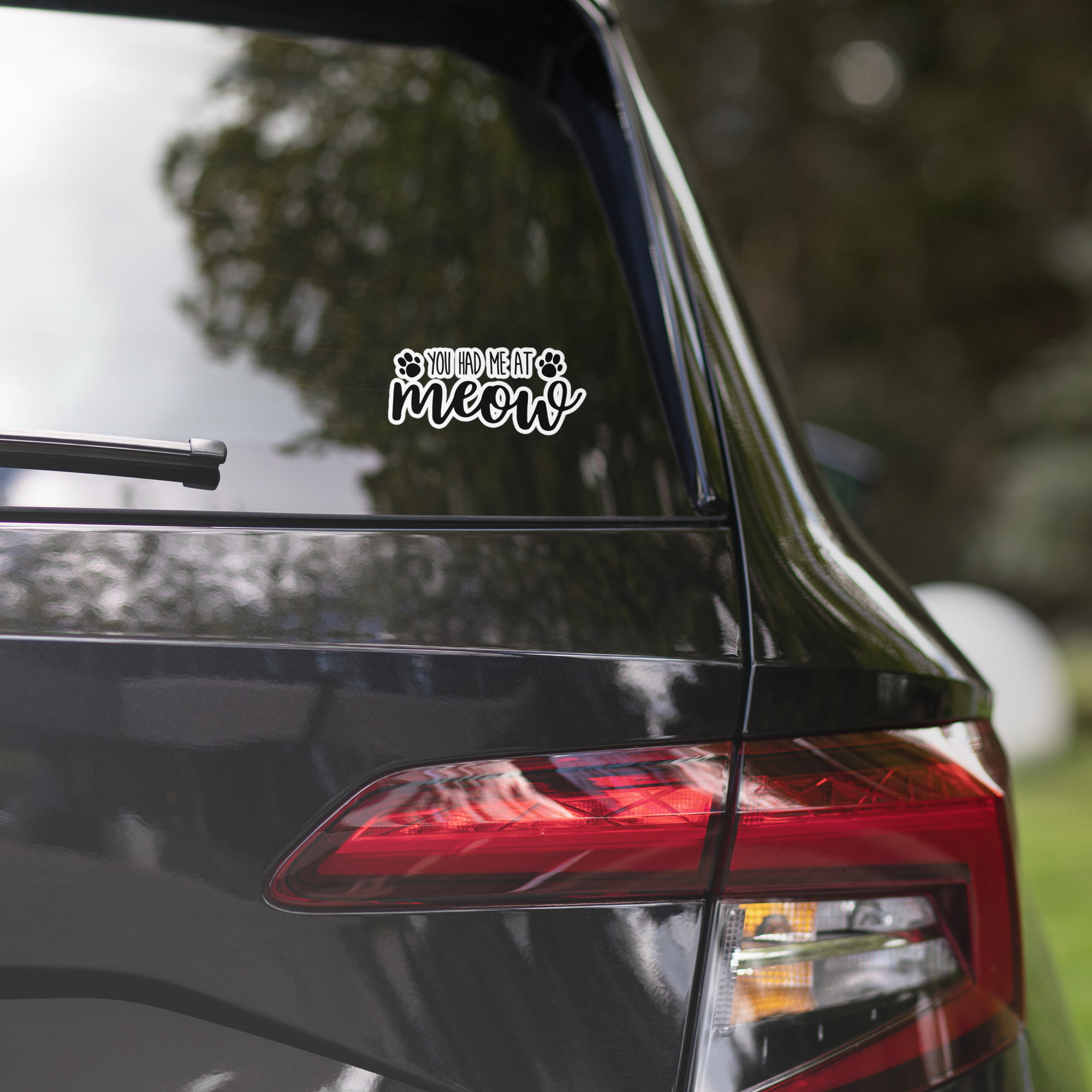You Had Me At Meow 5.5x5.5 Decorative Sticker