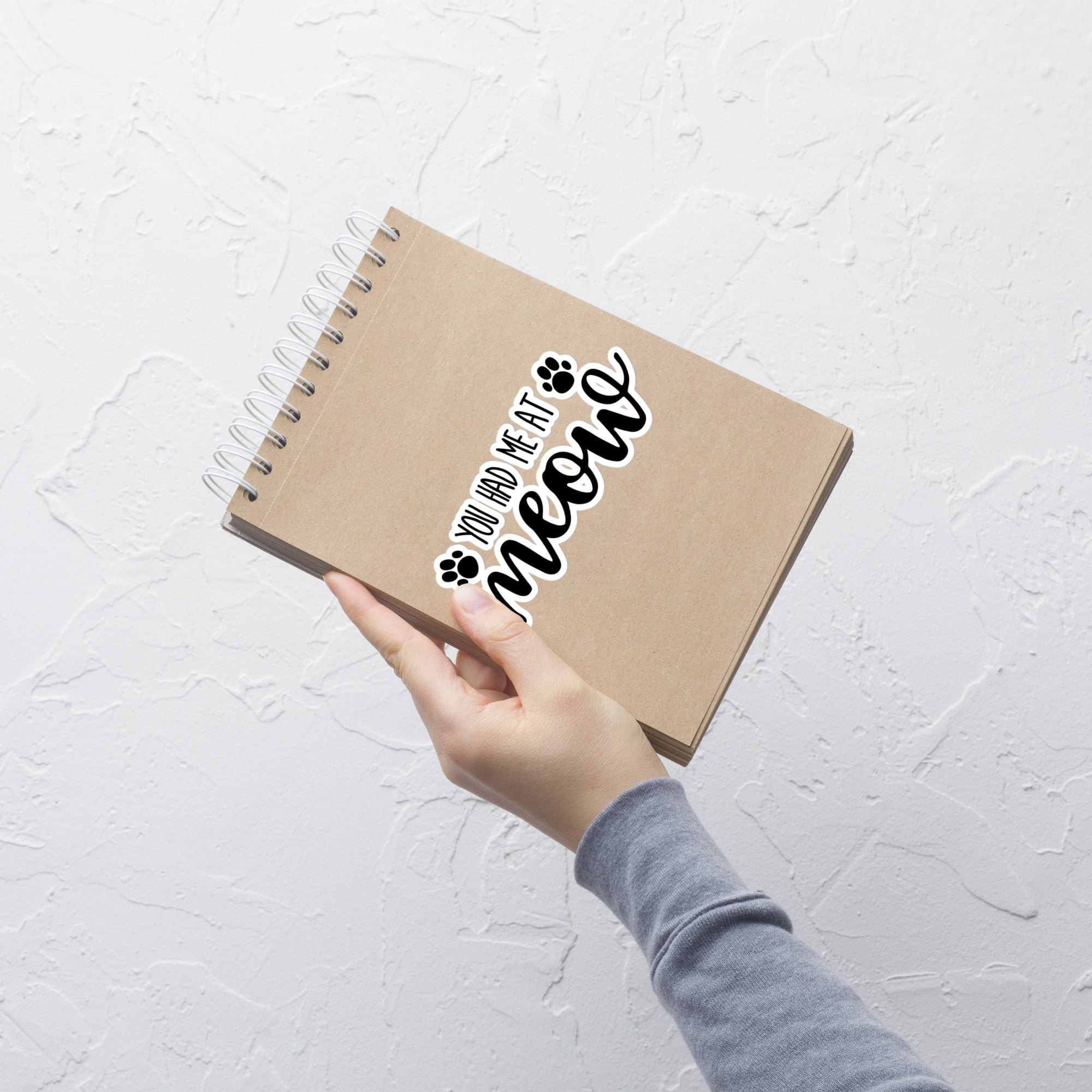 You Had Me At Meow 5.5x5.5 Decorative Sticker