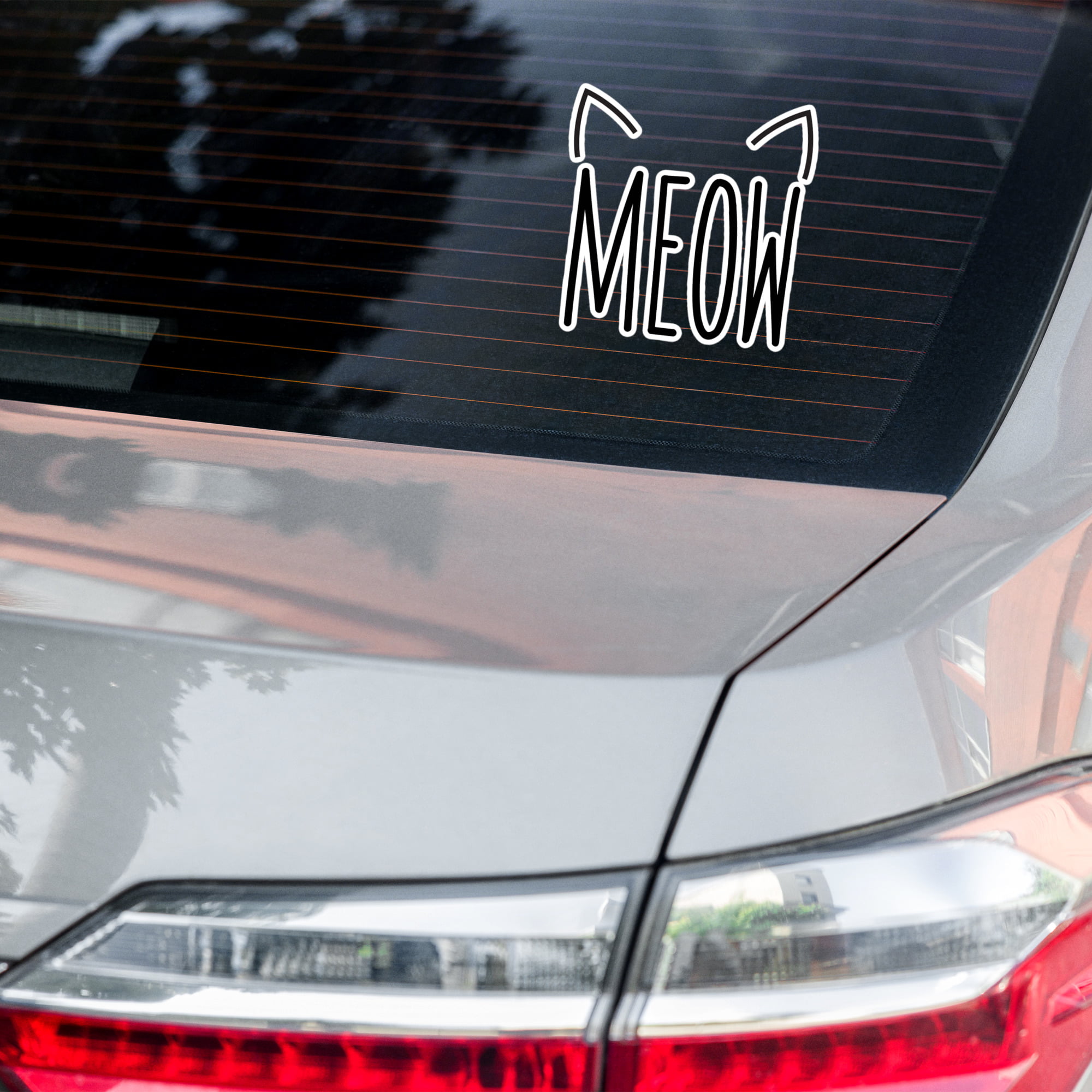 Meow 5.5x5.5 Decorative Sticker