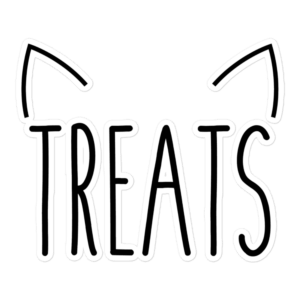 Treats 5.5x5.5 Decorative Sticker