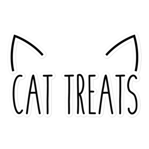 Cat Treats 5.5x5.5 Decorative Sticker