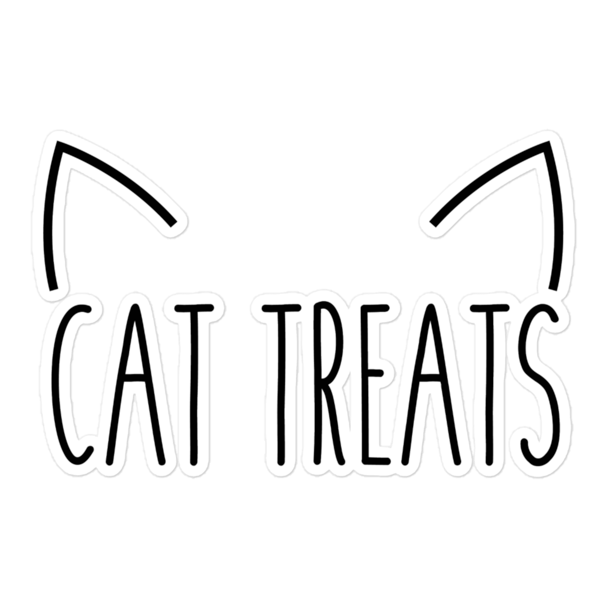 Cat Treats 5.5x5.5 Decorative Sticker