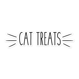 Cat Treats 5.5x5.5 Decorative Sticker
