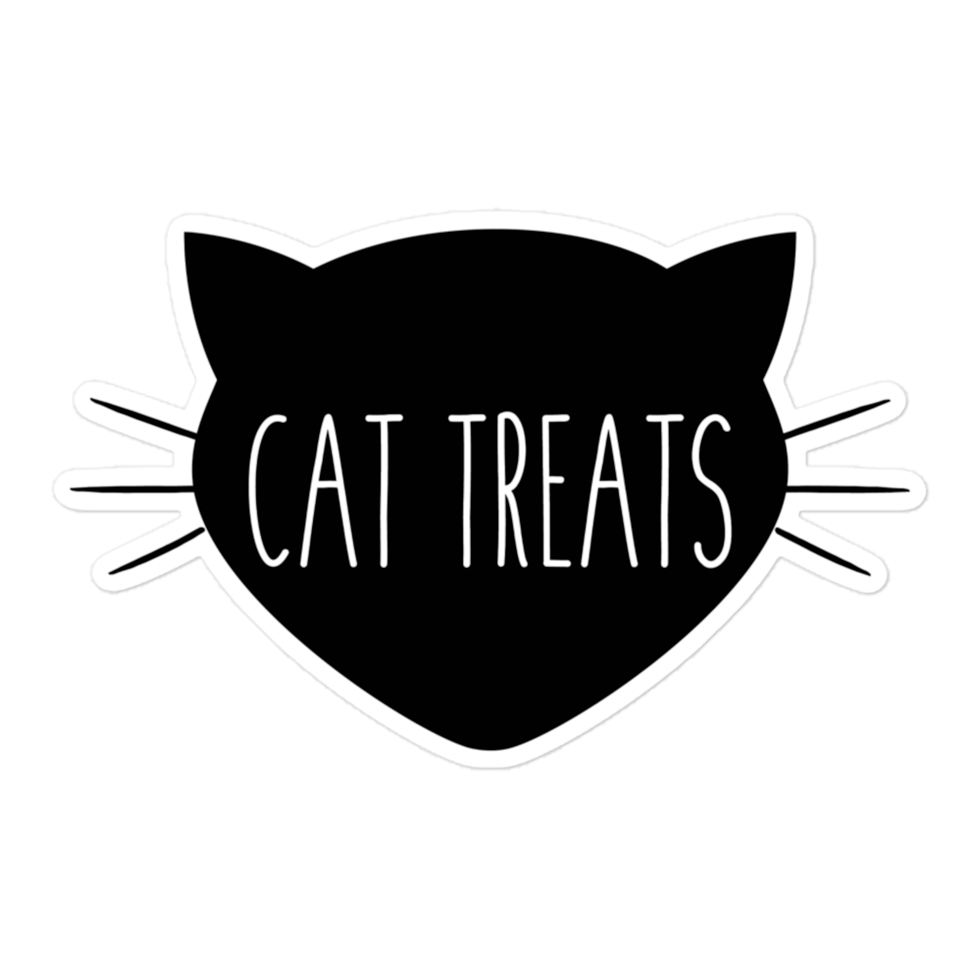 Cat Treats 5.5x5.5 Decorative Sticker