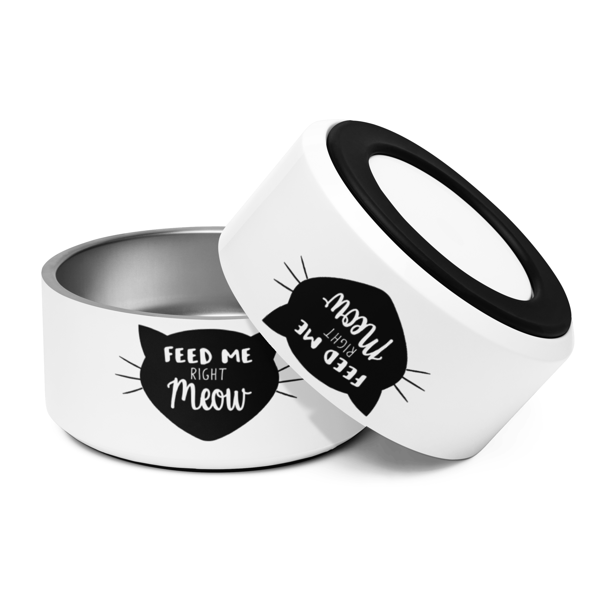 Feed Me Right Meow 32oz Pet Bowl
