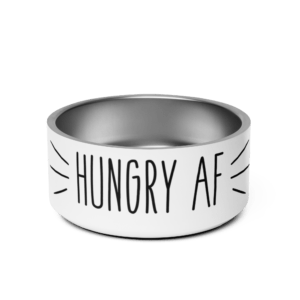 Hungry AF 32oz Pet Bowl