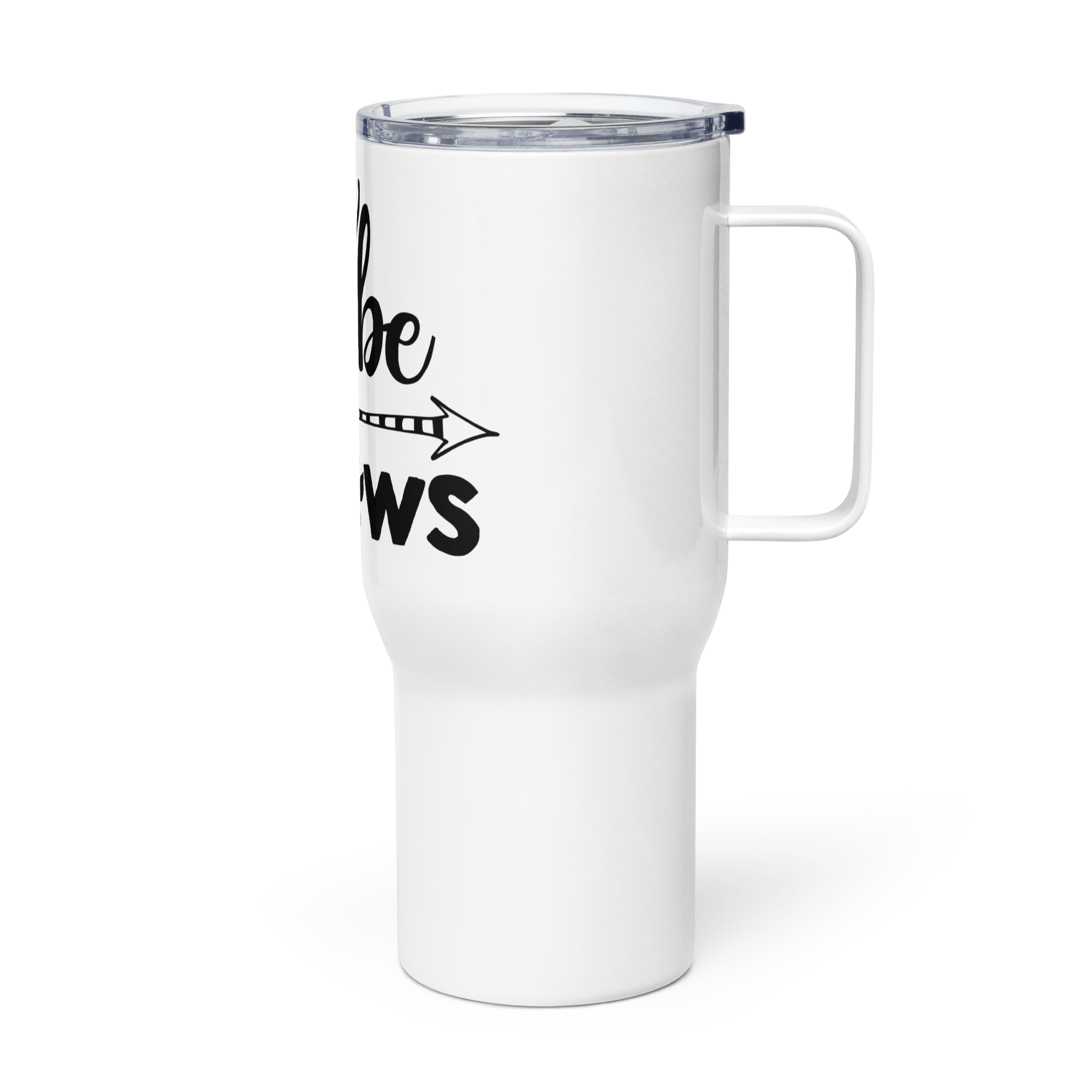 My Tribe Has Paws: Travel Mug with Handle - Image 3